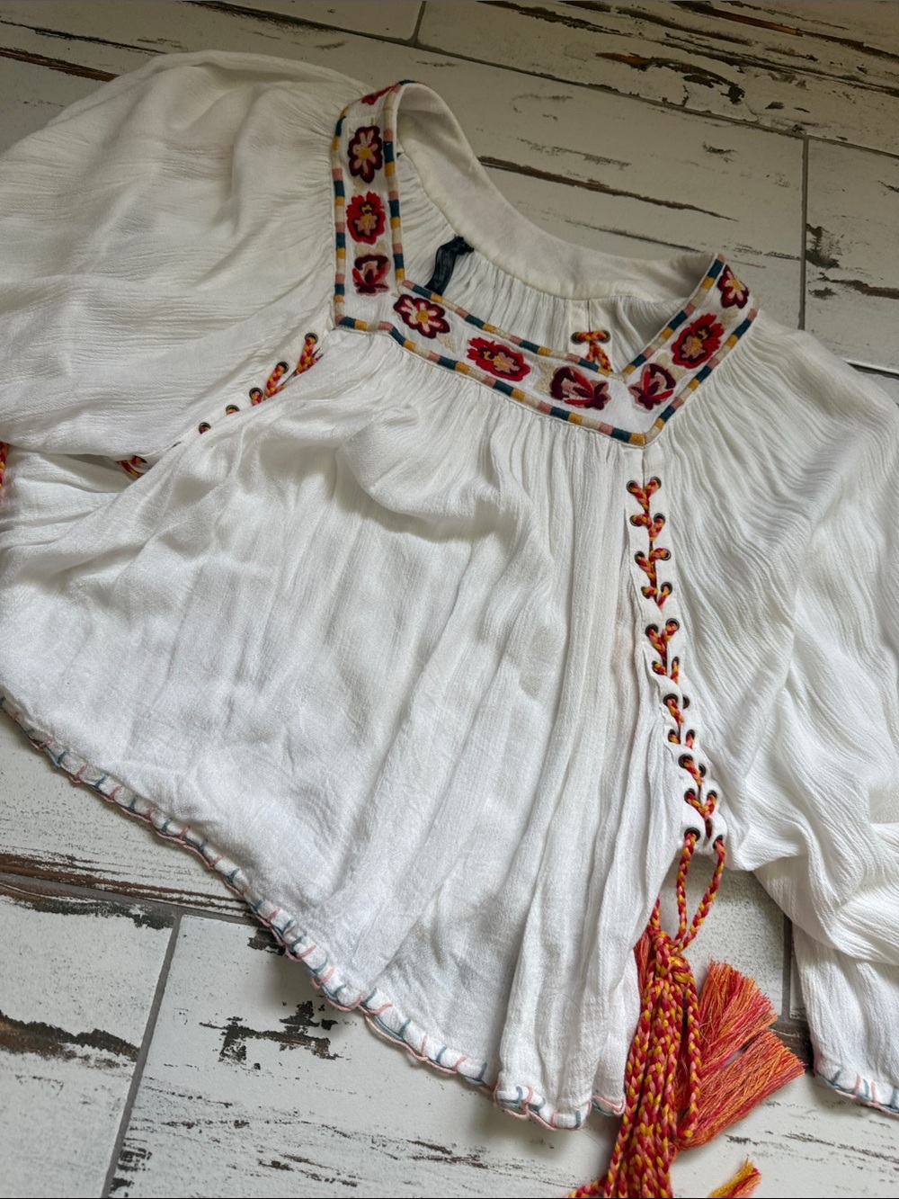 Boho Festival ready too Embroidered loose fit Ban Jara brand